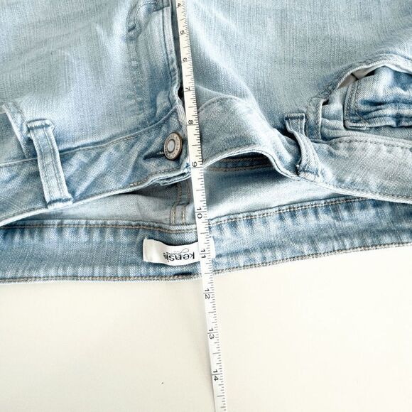 Kensie Womens Denim Jeans Skinny High Rise Light Blue Wash Size 10 - Picture 8 of 10